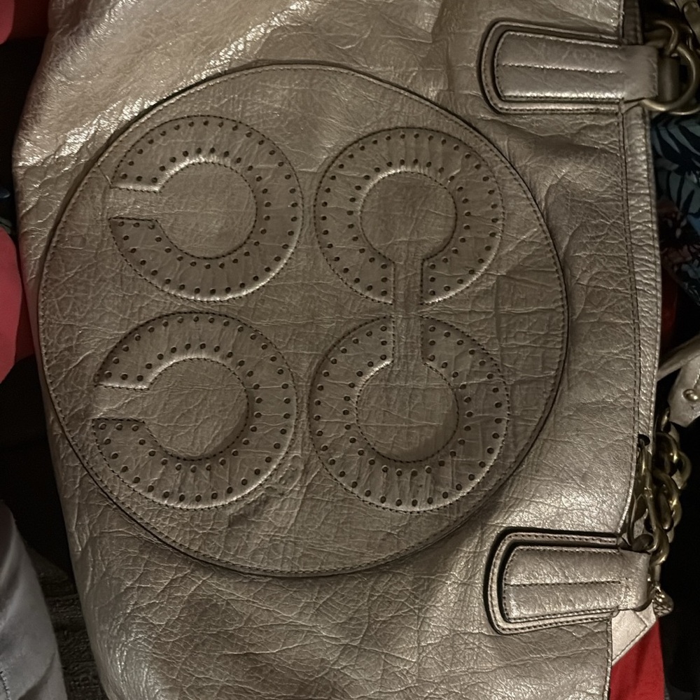Elegant Metallic Tote Bag